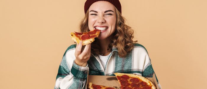 Donna e pizza